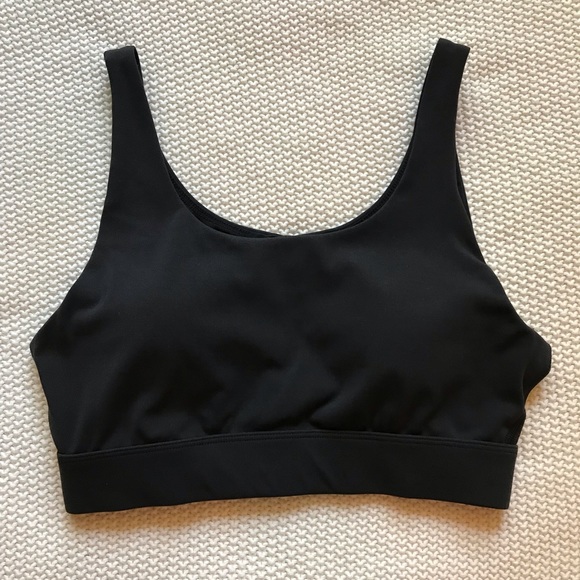 Outdoor Voices Lightform Circle Back Bra in Black (S) - Picture 4 of 12